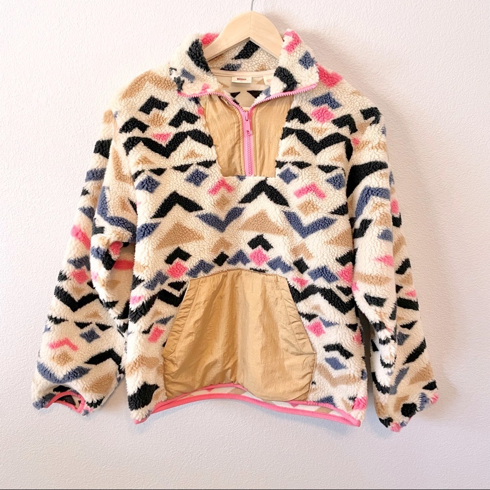 Levis Arizona Pullover Sherpa Jacket
